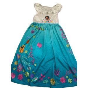 Disney Encanto Princess Mirabel Nightgown Pajama Dress Costume Girl Size M (6)